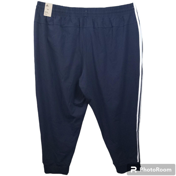Adidas Women’s Essentials Warm-Up Tapered 3-Stripes Pants H07862 Size 4XL Blue - Picture 6 of 11